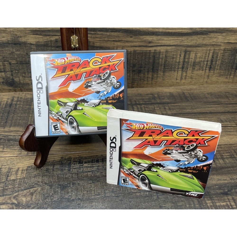 Hot Wheels: Track Attack - Nintendo DS / Case , Manual And Slip Cover / No Game